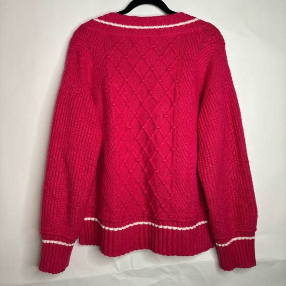 Anthropologie Maeve Tilly V-Neck Pullover Sweater Medium - Picture 8 of 9